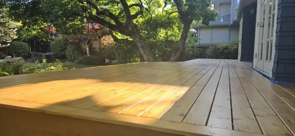 Weathered exterior steps before renovation